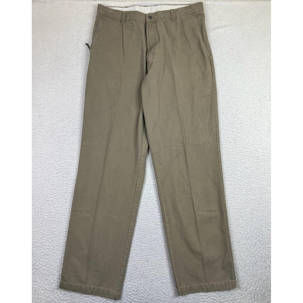 Columbia Pants Mens 36x34 Beige Roc Carpenter Canvas Workwear Hiking‎ Outdoor